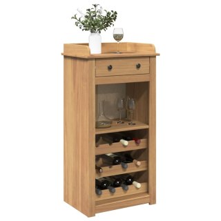  Szafka na wino Panama, 57x40x111,5 cm, lite drewno sosnowe