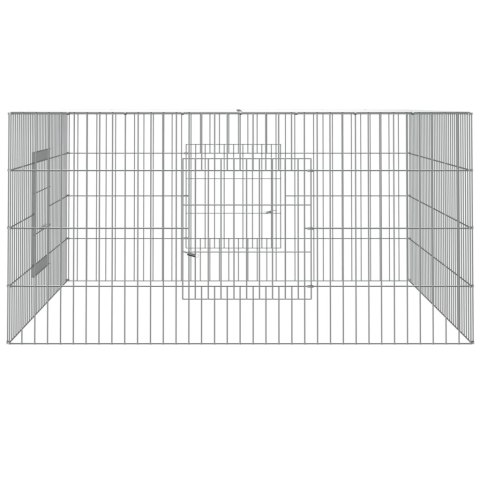  Klatka dla królika, 110x110x55 cm, galwanizowane żelazo