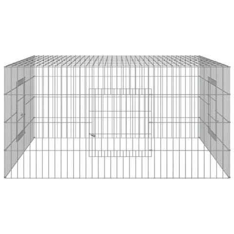  Klatka dla królika, 110x110x55 cm, galwanizowane żelazo