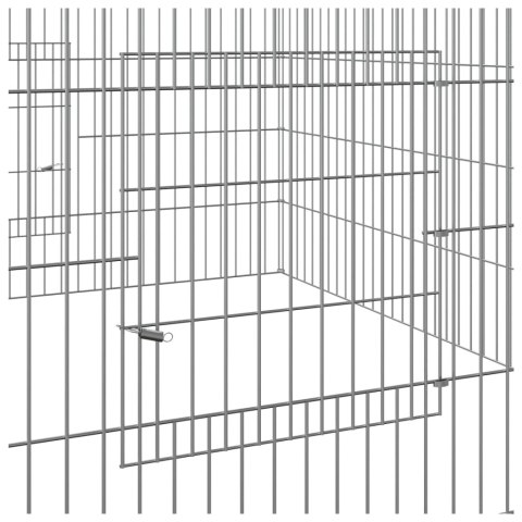  Klatka dla królika, 110x110x55 cm, galwanizowane żelazo