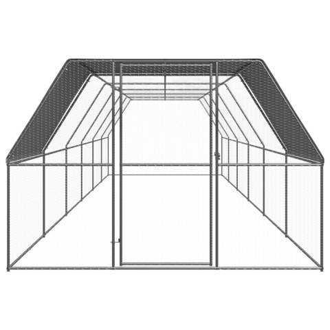  Klatka zewnętrzna dla kurcząt, 3x12x2 m, stal galwanizowana