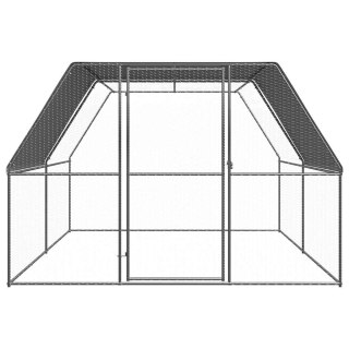  Klatka dla kurcząt, 3x4x2 m, stal galwanizowana