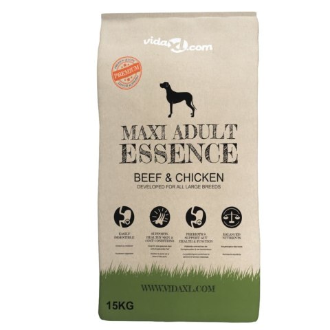  Sucha karma dla psów Maxi Adult Essence Beef&Chicken, 2 x 30 kg