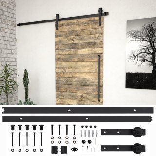  System do montażu drzwi przesuwnych SKIEN, 200 cm, stal, czarny