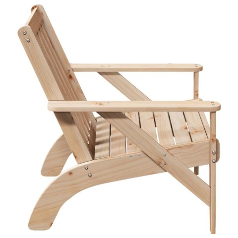  Krzesło ogrodowe Adirondack 75x77x77 cm lite drewno sosnowe