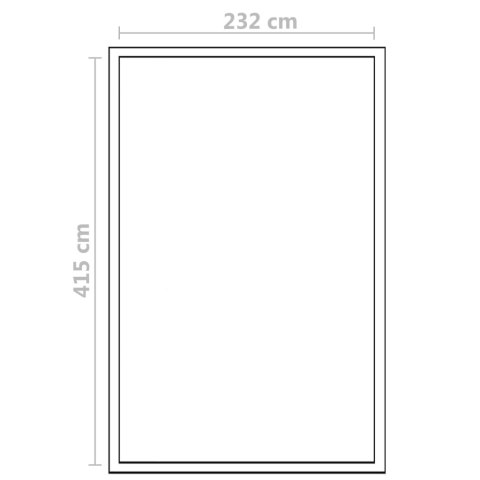  Szklarnia, wzmocnione aluminium, 10,53 m²