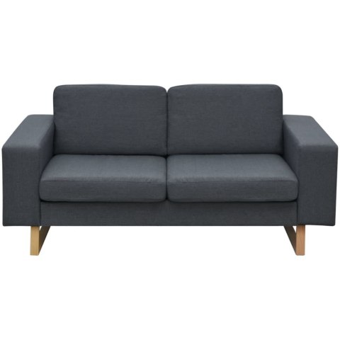  Sofa 2-os. ciemnoszara