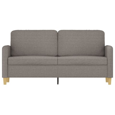  Sofa 2-osobowa, kolor taupe, 140 cm, tapicerowana tkaniną