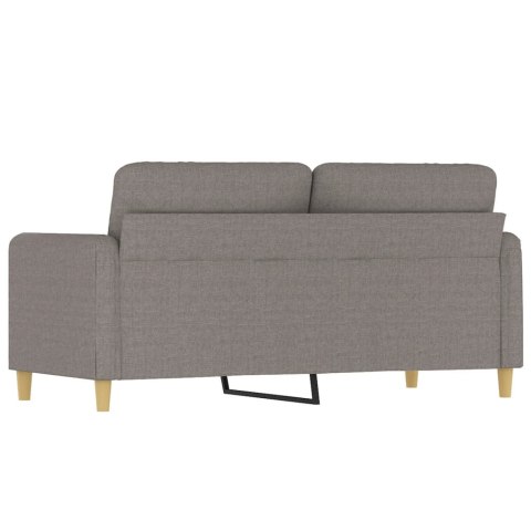  Sofa 2-osobowa, kolor taupe, 140 cm, tapicerowana tkaniną