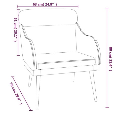  Fotel, ciemnoszary, 63x76x80 cm, obity aksamitem