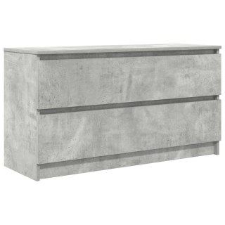  Szafka RTV Beton Szary 100x35x54 cm Drewno klejone