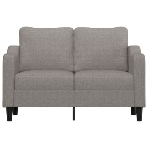  Sofa 2-osobowa, kolor taupe, 140 cm, tapicerowana tkaniną