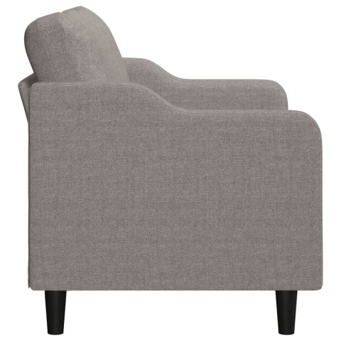  Sofa 2-osobowa, kolor taupe, 140 cm, tapicerowana tkaniną