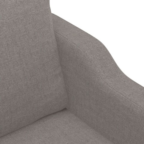  Sofa 2-osobowa, kolor taupe, 140 cm, tapicerowana tkaniną