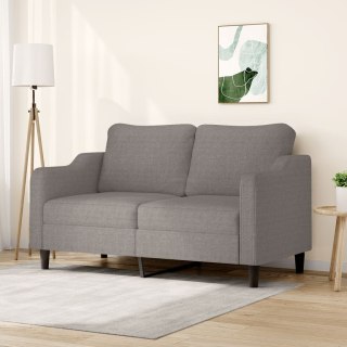  Sofa 2-osobowa, kolor taupe, 140 cm, tapicerowana tkaniną