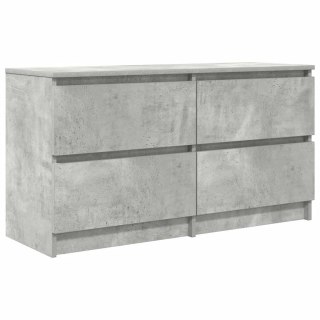  Szafka RTV Beton Szary 100x35x54 cm Drewno klejone