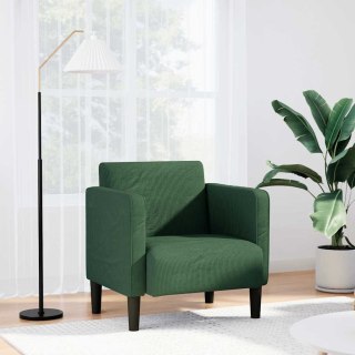  Sofa Fotel z Podłokietnikami Jungle Green 54cm Tkanina Corduroy