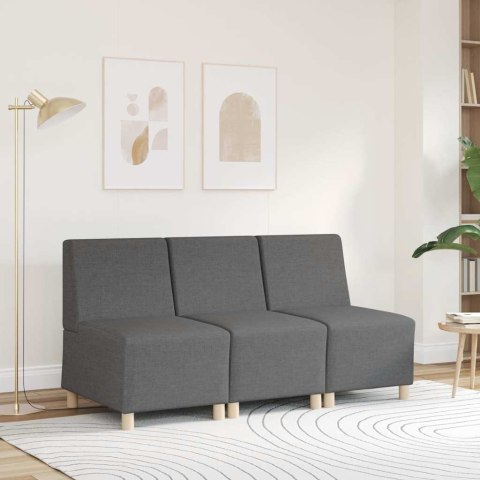  Sofa Fotel Ciemnoszary 55 cm Tkanina