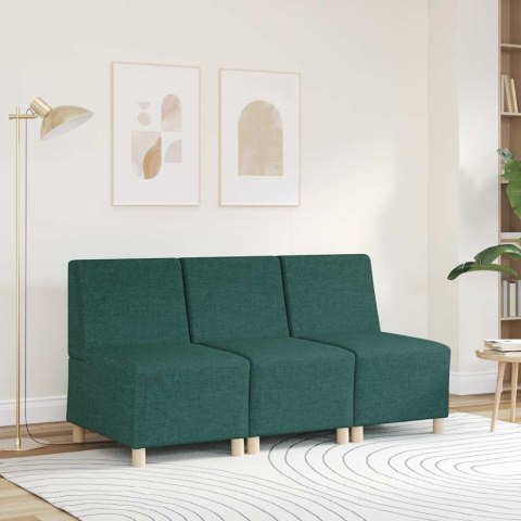  Sofa Fotel Ciemnozielony 55 cm Tkanina