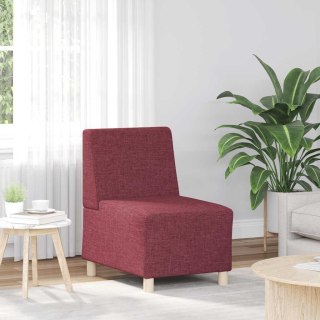  Sofa Fotel Wino Czerwone 55 cm Tkanina