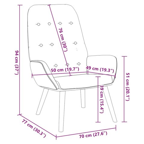  Fotel relaksacyjny Ble Fabric