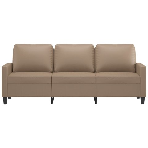  3-osobowa sofa, cappuccino, 180 cm, sztuczna skóra