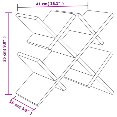  Stojak na 5 butelek wina, 41x15x25 cm, bambus