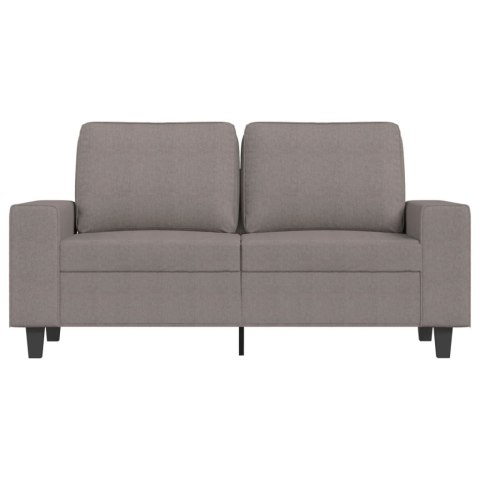  Sofa 2-osobowa, kolor taupe, 120 cm, tapicerowana tkaniną