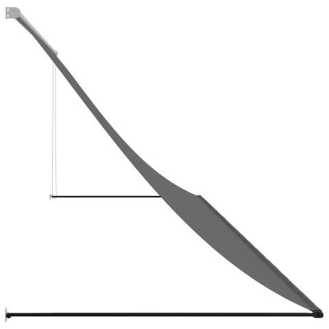  Markiza zwijana, antracytowa, 400x150 cm, tkanina i stal