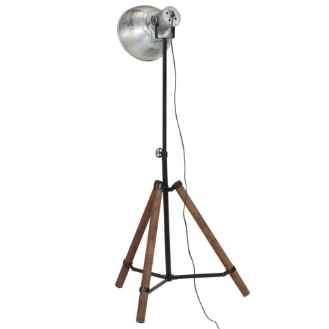  Lampa stojąca, 25 W, srebro vintage, 75x75x90-150 cm, E27