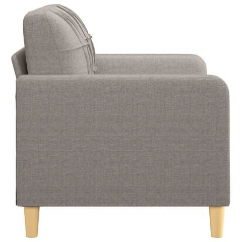  Sofa 2-osobowa, kolor taupe, 120 cm, tapicerowana tkaniną