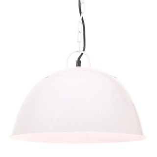  Industrialna lampa wisząca, 25 W, biała, okrągła, 41 cm, E27