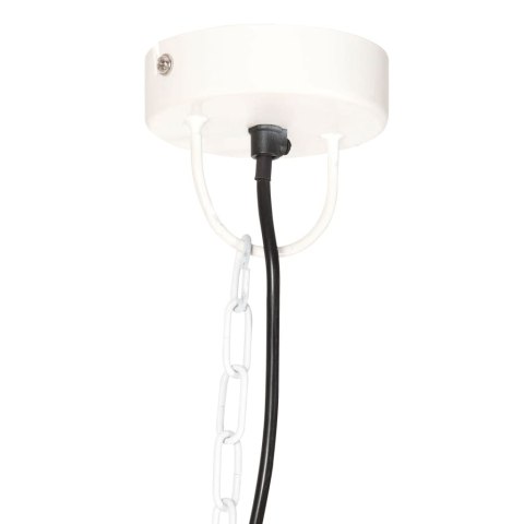  Industrialna lampa wisząca, 25 W, biała, okrągła, 41 cm, E27