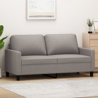  Sofa 2-osobowa, kolor taupe, 140 cm, tapicerowana tkaniną