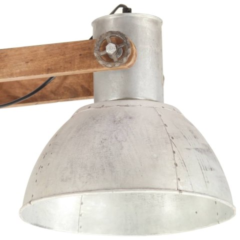  Industrialna lampa wisząca, 25 W, srebrna, 109 cm, E27