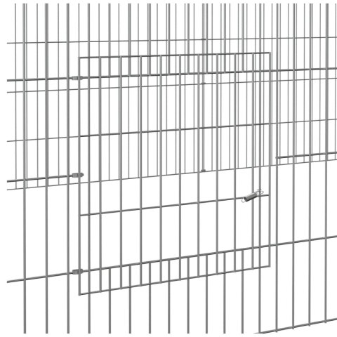  Klatka dla królika, 5 paneli, 541x109x54 cm, żelazo