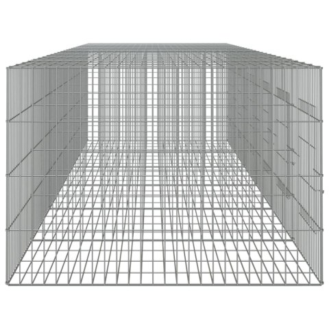  Klatka dla królika, 6 paneli, 327x79x54cm, galwanizowane żelazo