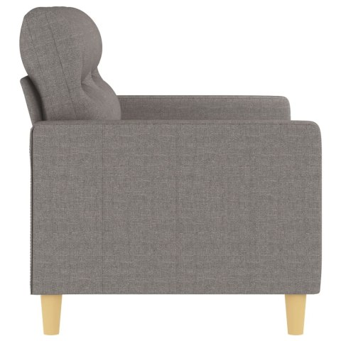  Sofa 2-osobowa, kolor taupe, 120 cm, tapicerowana tkaniną