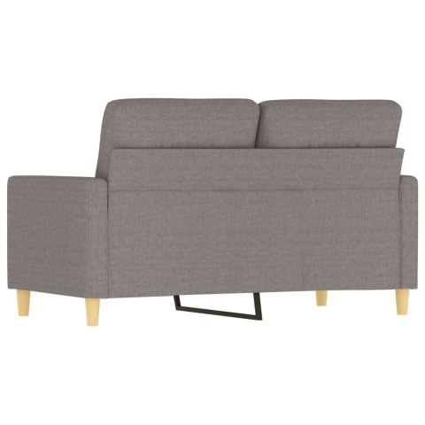  Sofa 2-osobowa, kolor taupe, 120 cm, tapicerowana tkaniną