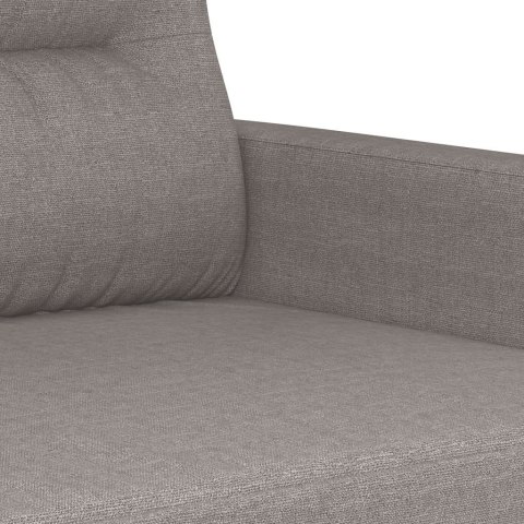  Sofa 2-osobowa, kolor taupe, 120 cm, tapicerowana tkaniną