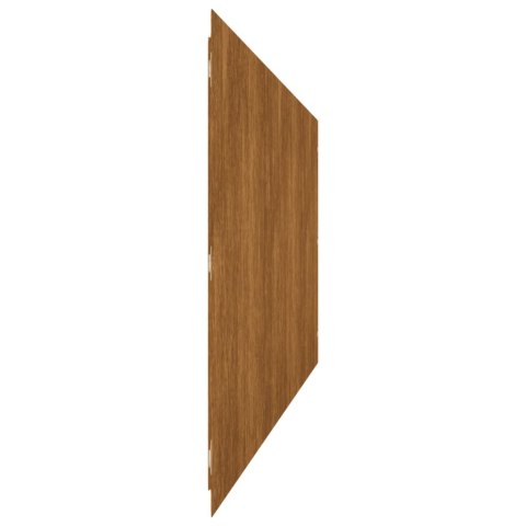  Obrzeża trawnikowe, 10 szt., 25x103 cm, giętkie, stal Corten