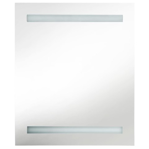  Szafka łazienkowa z lustrem i LED, 50 x 13,5 x 60 cm