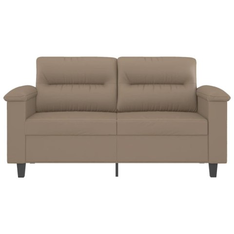  2-osobowa sofa, kolor cappuccino, 120 cm, sztuczna skóra