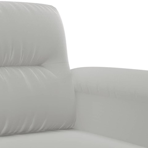  3-osobowa sofa, jasnoszary, 180 cm, tapicerowana mikrofibrą