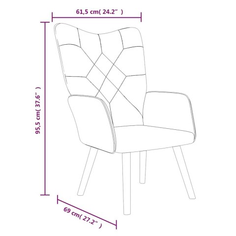  Fotel z podnóżkiem, patchwork, obity tkaniną